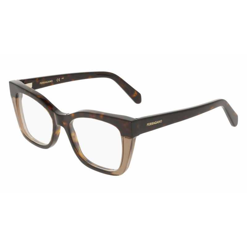 Eyeglasses FERRAGAMO SF 3052 244 Dark Tortoise/Brown