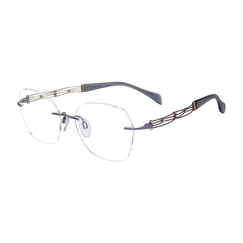 Eyeglasses Line Art 2188 Lavender LA Eyeglasses Line Art 2188 Lavender LA