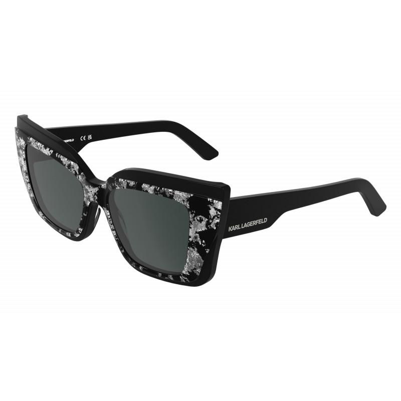Sunglasses KARL LAGERFELD KL 6204 S 009 Black Silver Sunglasses KARL LAGERFELD KL 6204 S 009 Black Silver