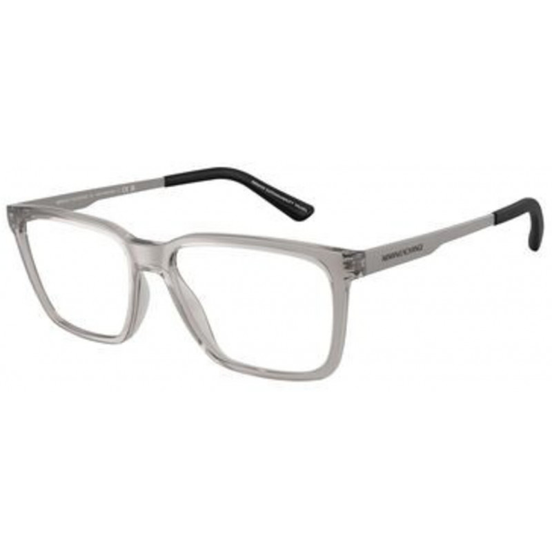 Eyeglasses Armani Exchange AX 3103 8239 Shiny Transparent Grey / Demo Lens 55mm