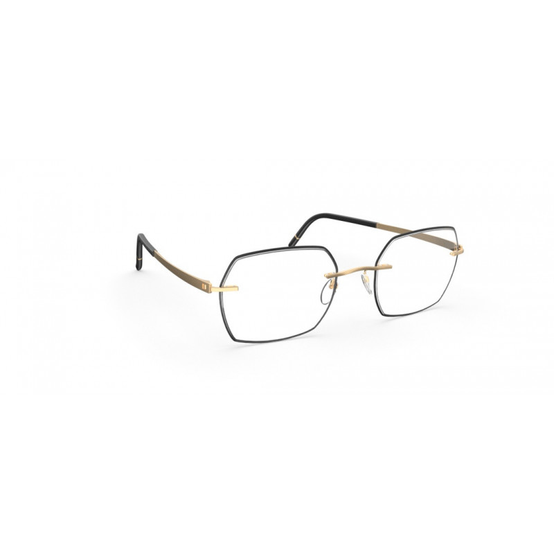 Eyeglasses Silhouette Momentum Chassis Rimless 5552 7520 Gold/Black Eyeglasses Silhouette Momentum Chassis Rimless 5552 7520 Gold/Black