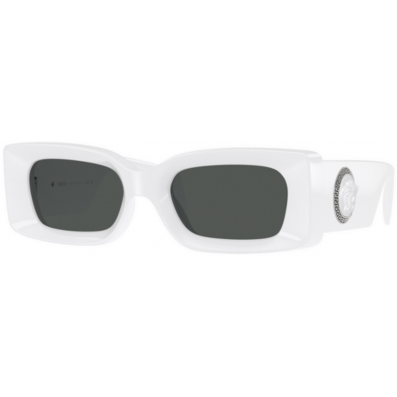 NEW VERSACE VE4474 314/87 WHITE DARK GREY UNISEX SUNGLASSES AUTHENTIC Amazon.com: Versace Sunglasses VE 4474 U 314/87 White Dark  main image 4