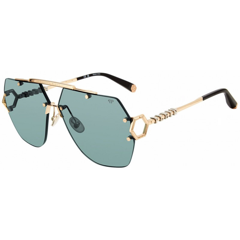 Sunglasses Philipp Plein SPP 111 0340 Rose Gold W/ Palladium 66mm