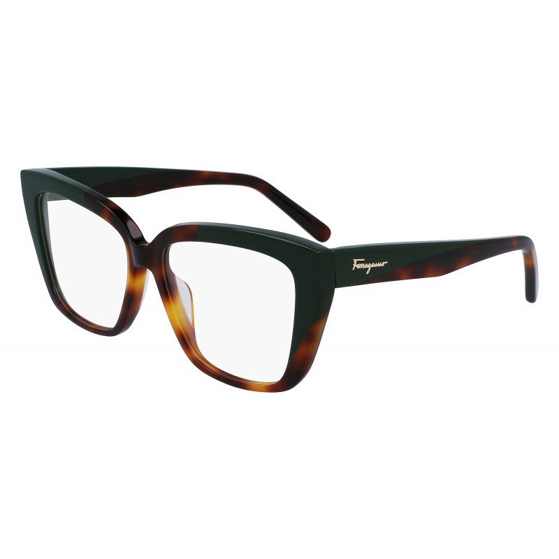 Eyeglasses FERRAGAMO SF 2939 N 220 Tortoise/Dark Green Eyeglasses FERRAGAMO SF 2939 N 220 Tortoise/Dark Green