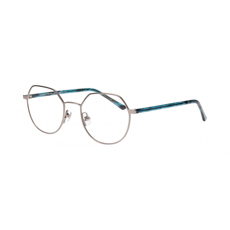 Eyeglasses Pro-design Denmark PRIM 2 1032 Silver Dark Shiny / Nosepad 50mm