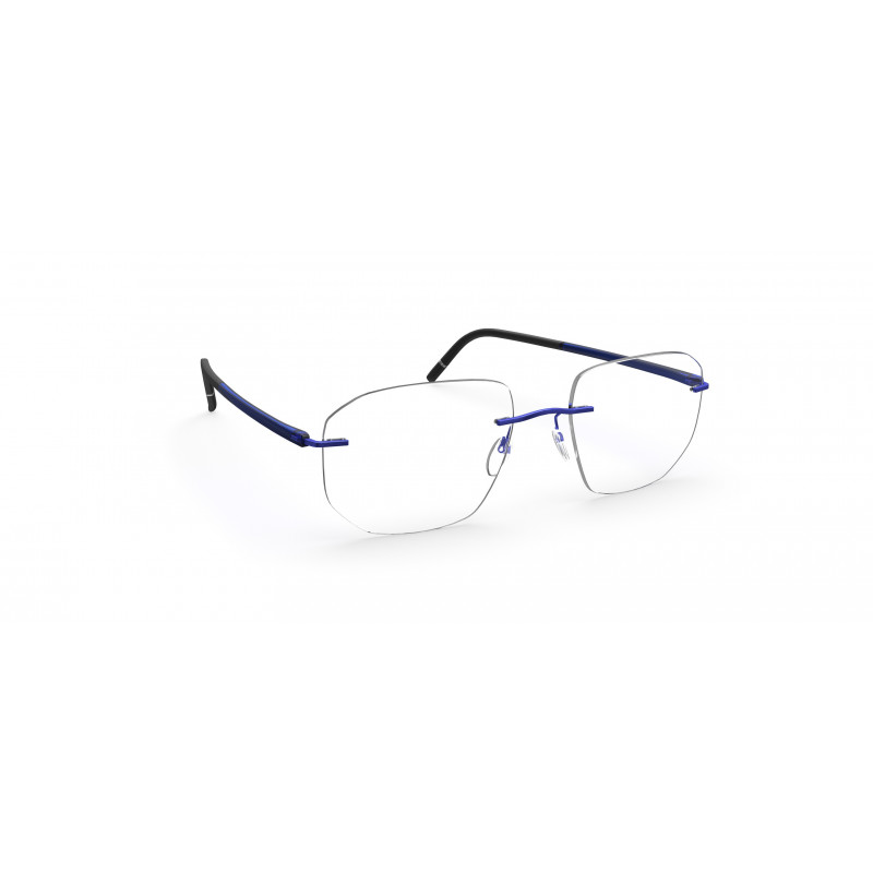 Eyeglasses Silhouette The Wave Chassis Rimless 5567 4540 Royal Blue Eyeglasses Silhouette The Wave Chassis Rimless 5567 4540 Royal Blue
