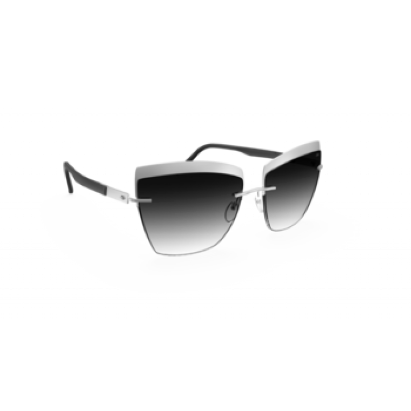 Sunglasses Silhouette Accent Shades 8189 7000 Rhodium/Black Sunglasses Silhouette Accent Shades 8189 7000 Rhodium/Black