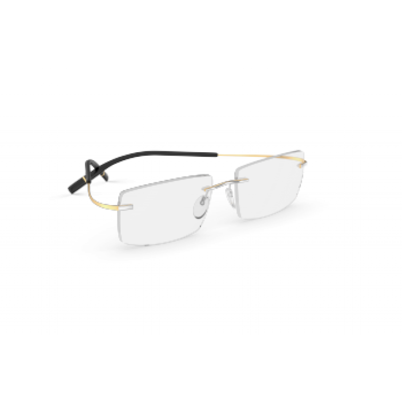 Eyeglasses Silhouette TMA The Icon Gold Edition ( 5539 ) 8080 Sophisticated Rhodium / Eyeglasses Silhouette TMA The Icon Gold Edition ( 5539 ) 8080 Sophisticated Rhodium /