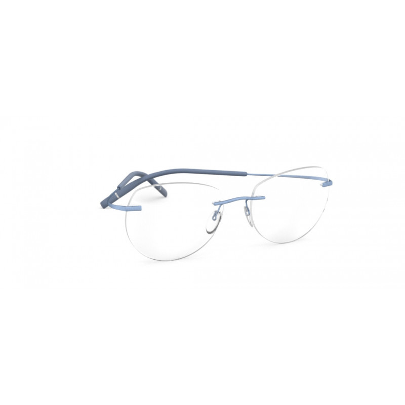 Eyeglasses Silhouette TMA - The Icon II Chassis Rimless 5541 4640 Arctic Blue