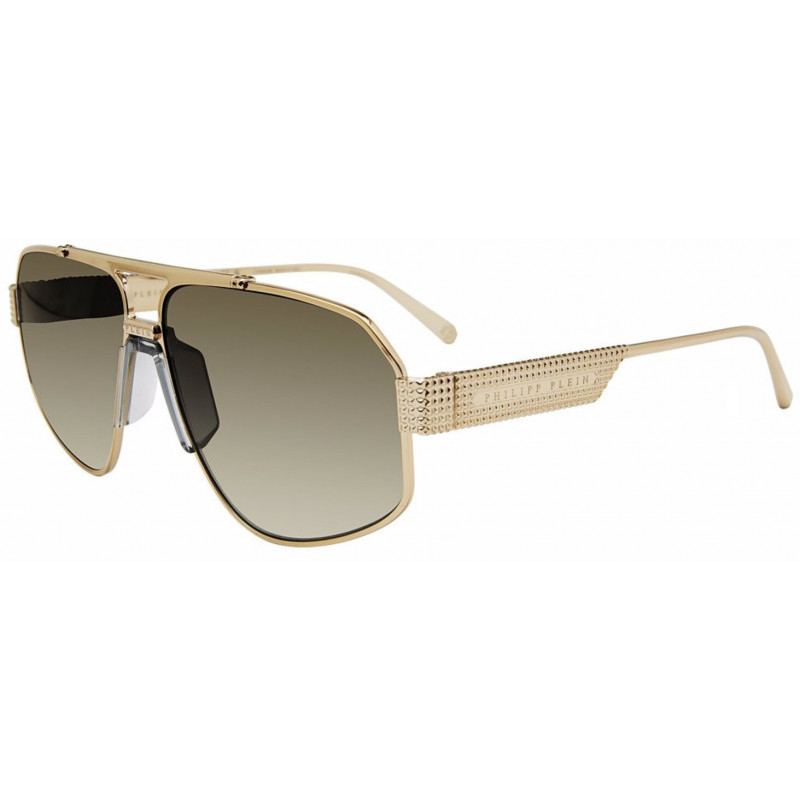 Sunglasses Philipp Plein SPP 106 M 08ff Grey/Gold Sunglasses Philipp Plein SPP 106 M 08ff Grey/Gold