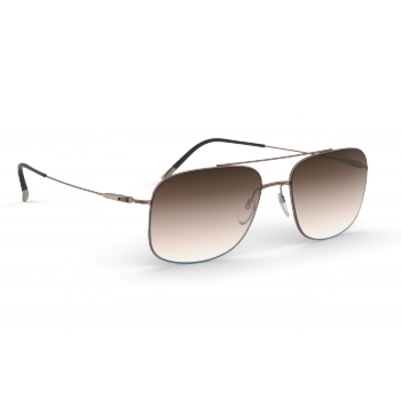Sunglasses Silhouette Titan Breeze 8716 6040 Dark Caramel 56mm