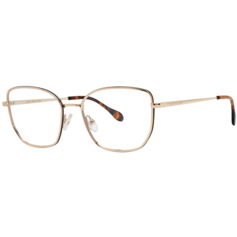 Eyeglasses Lilly Pulitzer Emery Gold Tortoise Eyeglasses Lilly Pulitzer Emery Gold Tortoise