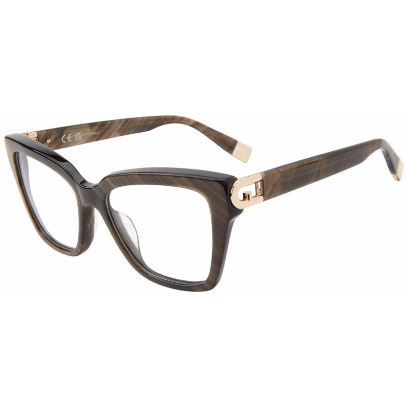 Sunglasses Furla VFU 826 06y4 Shiny Pearly Brown 53mm