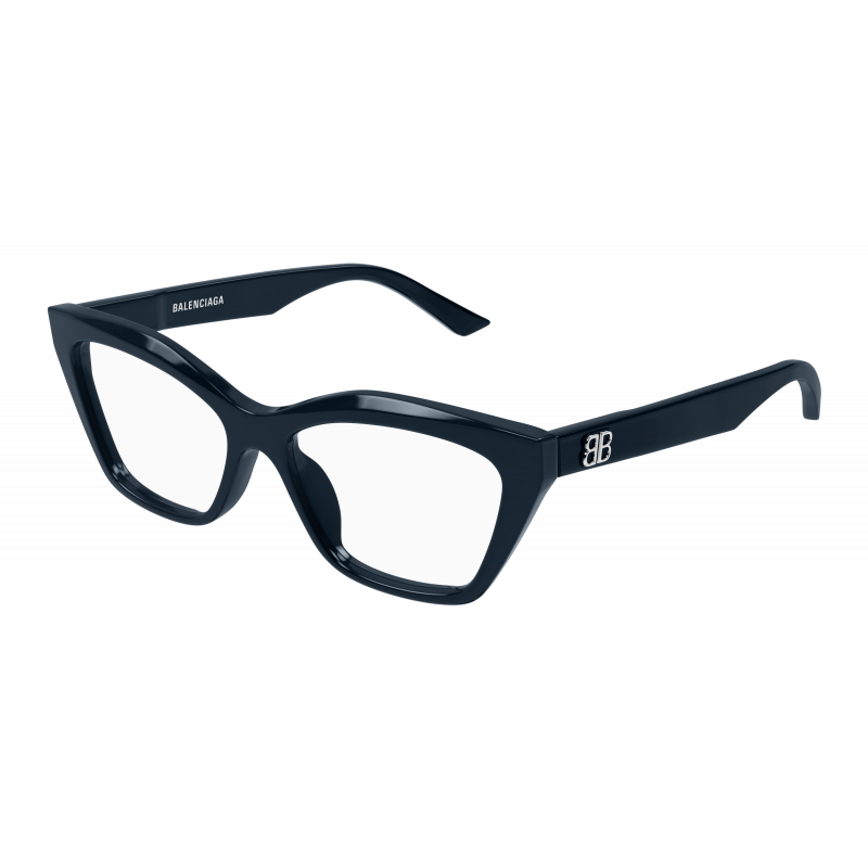 Eyeglasses Balenciaga BB 0342 O- 008 Blue / Transparent 55mm