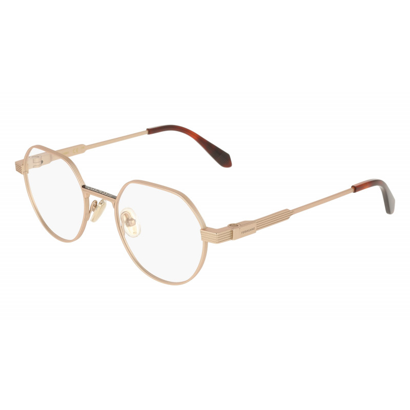 Eyeglasses FERRAGAMO SF 2605 711 Matte Gold 51mm