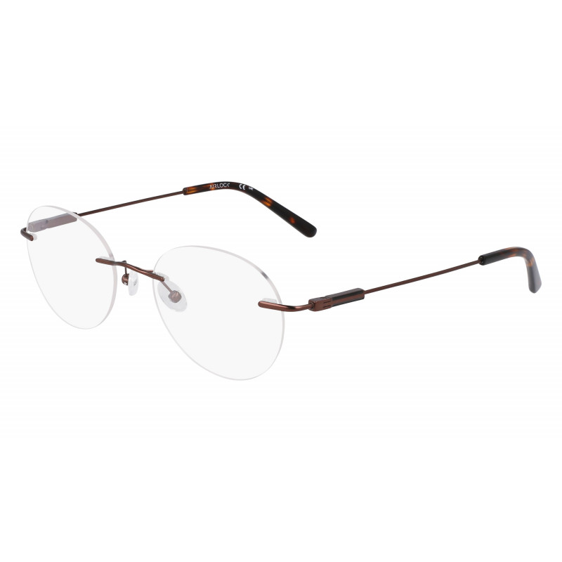 Eyeglasses MARCHON AIRLOCK CROP 203 205 Satin Brown
