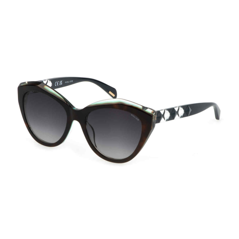 Sunglasses Police SPLL 35 07nv Havana Green Sunglasses Police SPLL 35 07nv Havana Green
