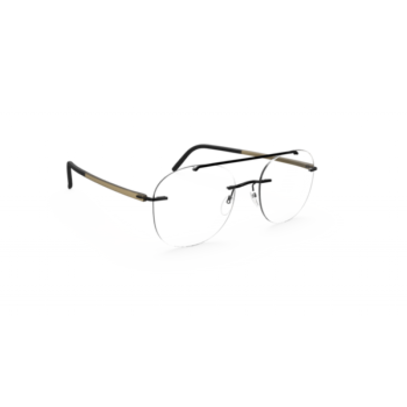 Eyeglasses Silhouette The Wave ( 5567 ) 9040 Black Buffalo Eyeglasses Silhouette The Wave ( 5567 ) 9040 Black Buffalo