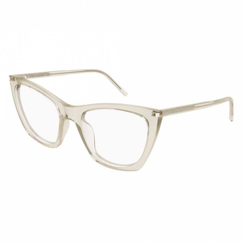 Eyeglasses Saint Laurent SL 214 KATE THIN OPT- 004 Beige / Transparent 55mm