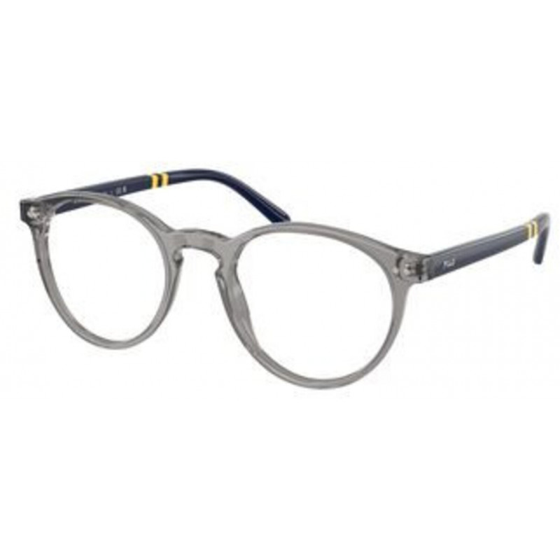 Eyeglasses Polo PH 2297 6318 Shiny Transparent Grey / Demo Lens 50mm