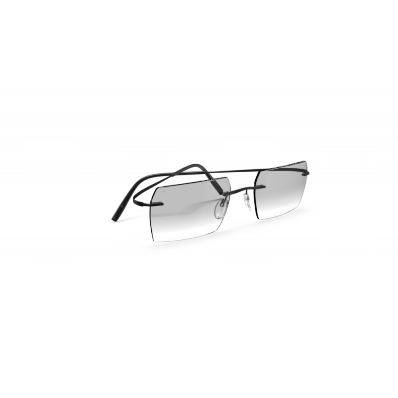 Eyeglasses Silhouette Titan Minimal Art Stellar Demo Rimless 5599 9345 Rocket Black Matte - Special Glazing 51mm