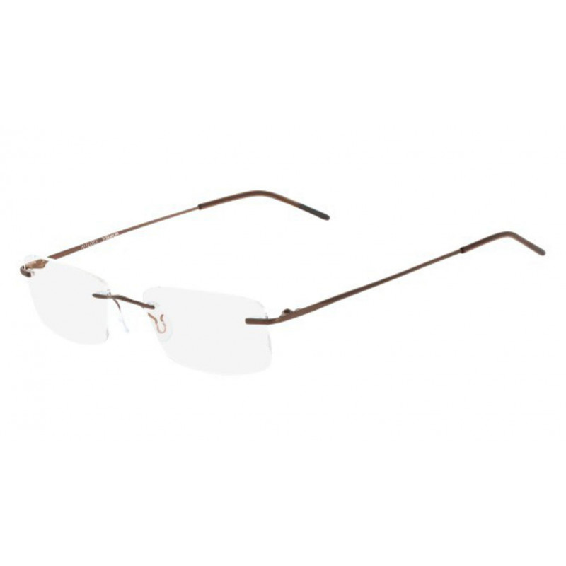 Eyeglasses MARCHON AIRLOCK WISDOM 201 210 Satin Brown