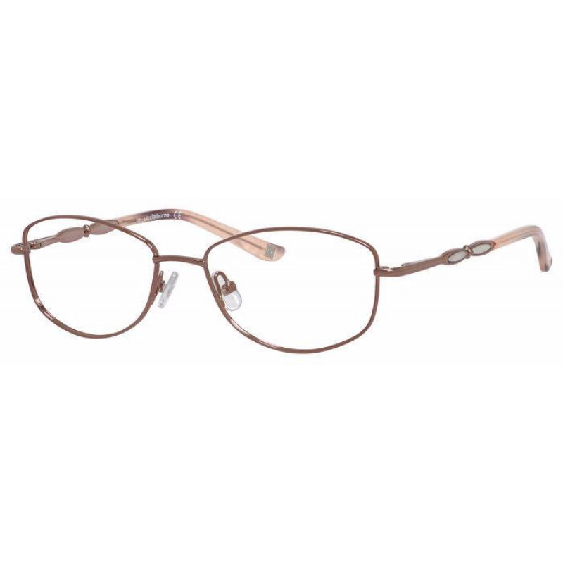 Eyeglasses Liz Claiborne L 304 UU3 Brown Pink 52mm