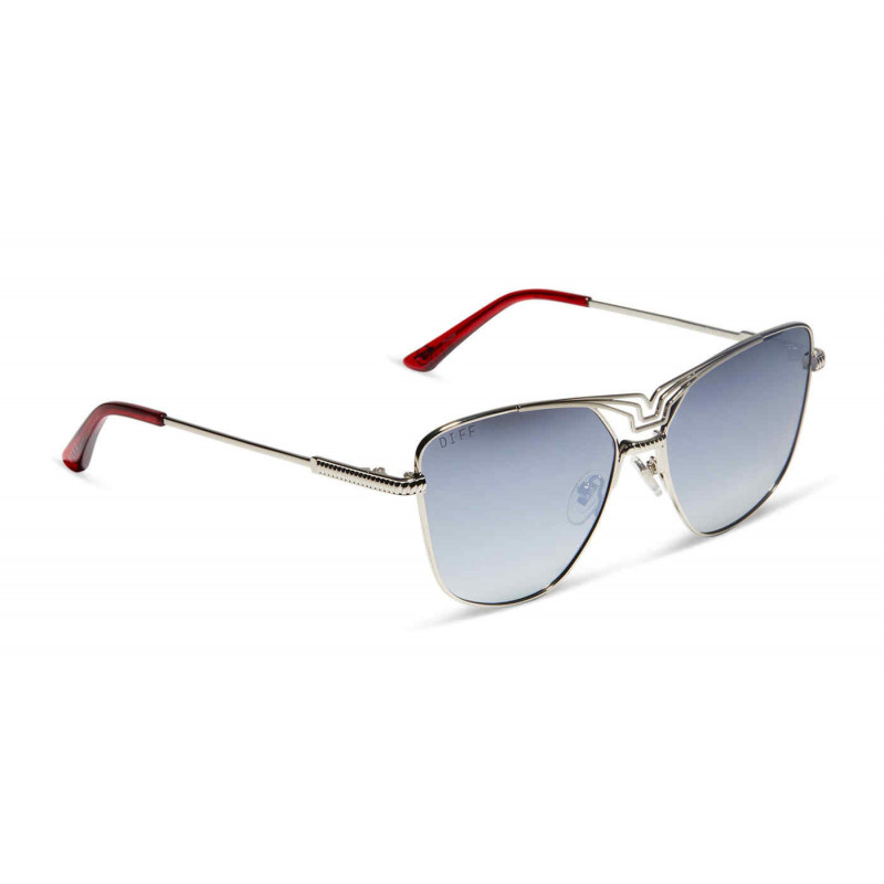 Sunglasses Diff SDFTHOR 0gre Grey Grad Silver