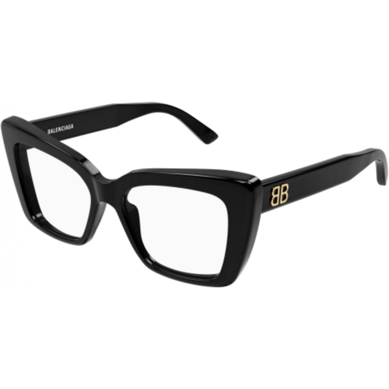 Eyeglasses Balenciaga BB 0297 O- 001 Black / Transparent 52mm