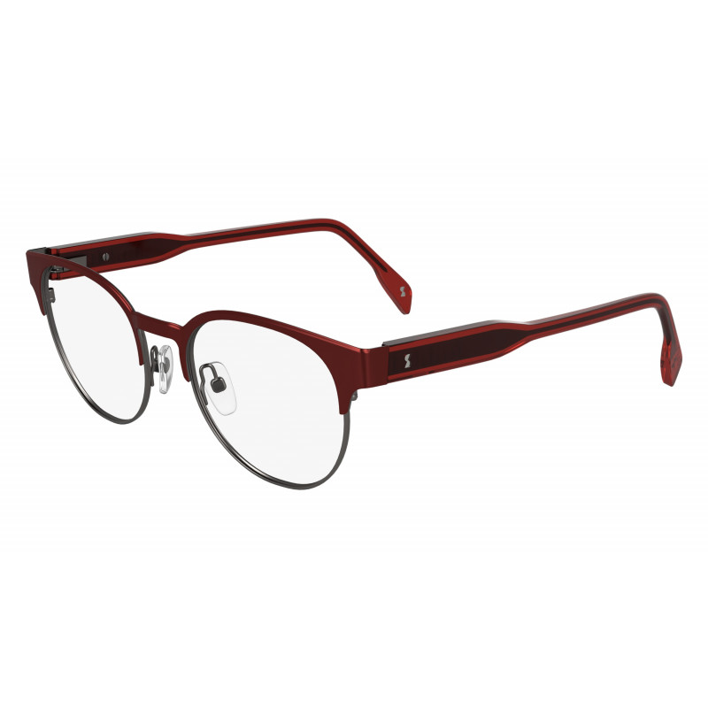 Eyeglasses SKAGA SK 2173 LANGHAMMAR 612 Matte Red/Gun 50mm