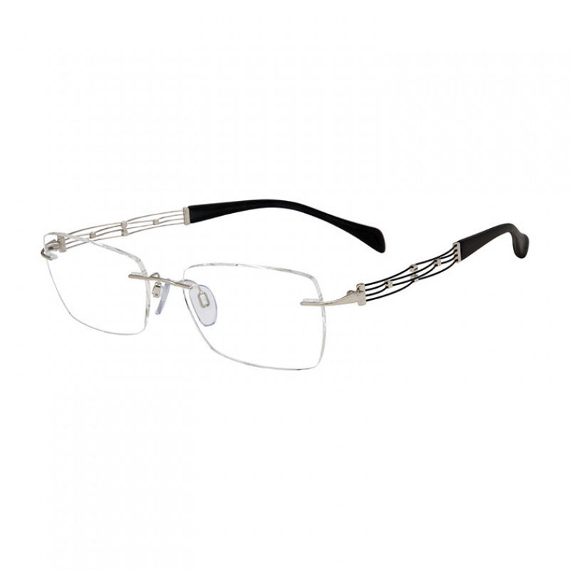 Eyeglasses Line Art 2187 White WP Eyeglasses Line Art 2187 White WP