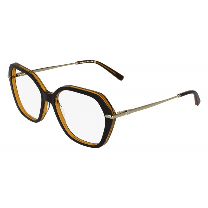 Eyeglasses LONGCHAMP LO 2800 014 Black/Transparent Brown 56mm