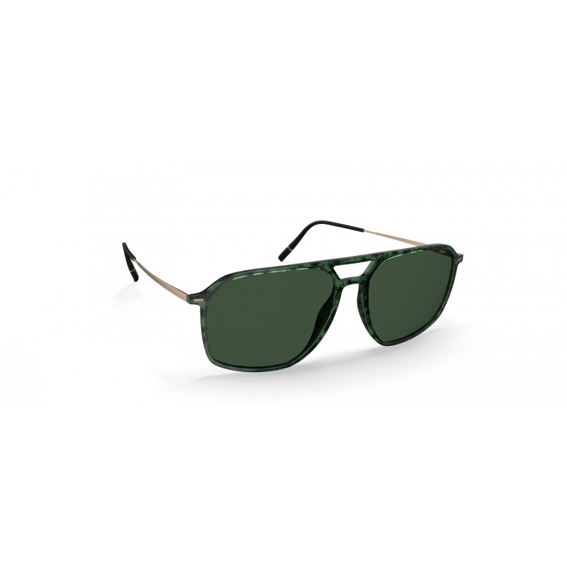 Sunglasses Silhouette Pinnacles Fullrim 4085 5530 Green Marbled / Gold Sunglasses Silhouette Pinnacles Fullrim 4085 5530 Green Marbled / Gold