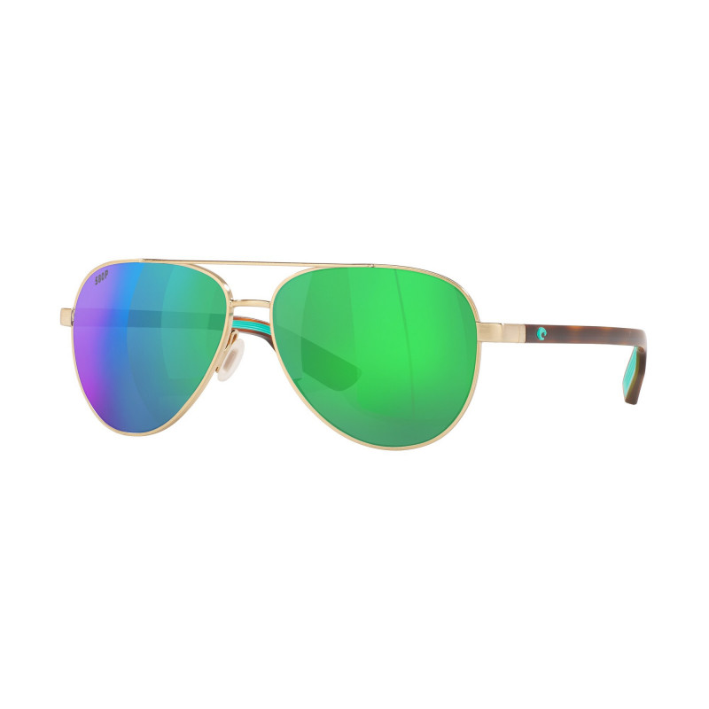 Sunglasses Costa Del Mar 06 S 4002 400202 Peli 287 Brushed Gold Green Mi Sunglasses Costa Del Mar 06 S 4002 400202 Peli 287 Brushed Gold Green Mi