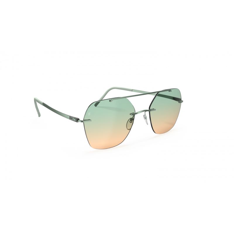 Eyeglasses Silhouette The Dawn Chassis Rimless 5573 5040 Juicy Mint