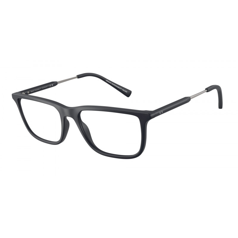 Eyeglasses Armani Exchange AX 3126 8380 Matte Blue Demo Lens 54mm