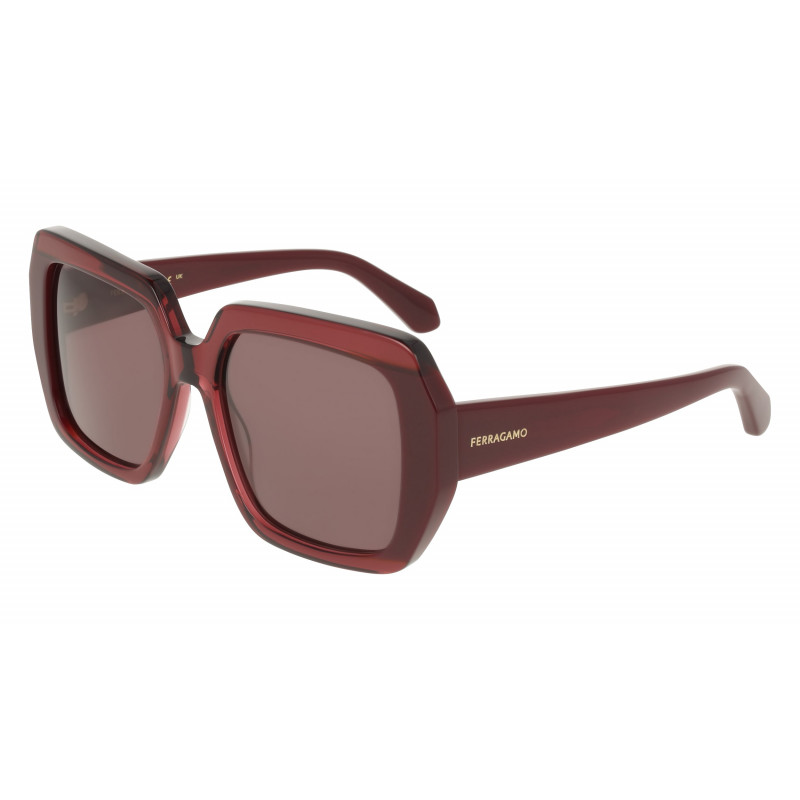 Sunglasses FERRAGAMO SF 2081 S 654 Opaline Red/Burgundy Sunglasses FERRAGAMO SF 2081 S 654 Opaline Red/Burgundy