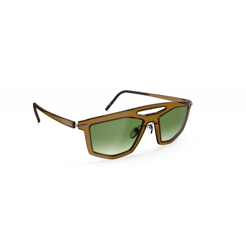 Sunglasses Silhouette Rondinara 4092 6230 Caramel Brown 55mm