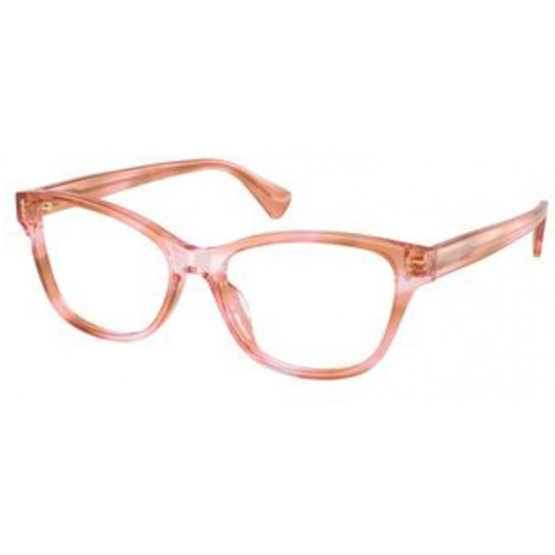 Eyeglasses Ralph RA 7195 U 6341 Pink Havana Brown / Demo 52mm