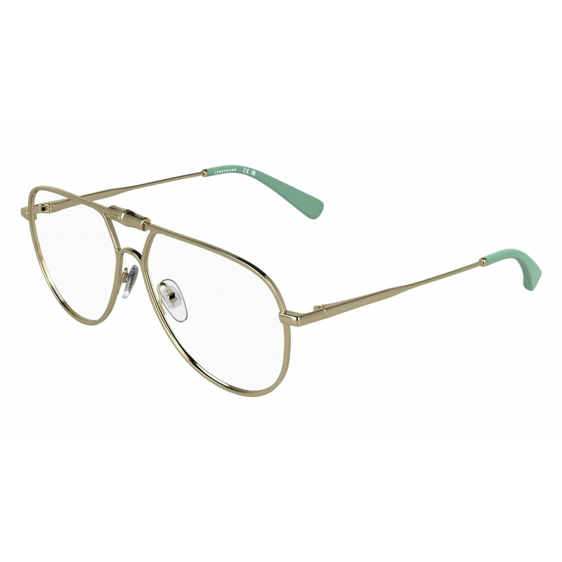 Eyeglasses LONGCHAMP LO 2187 714 Gold 57mm