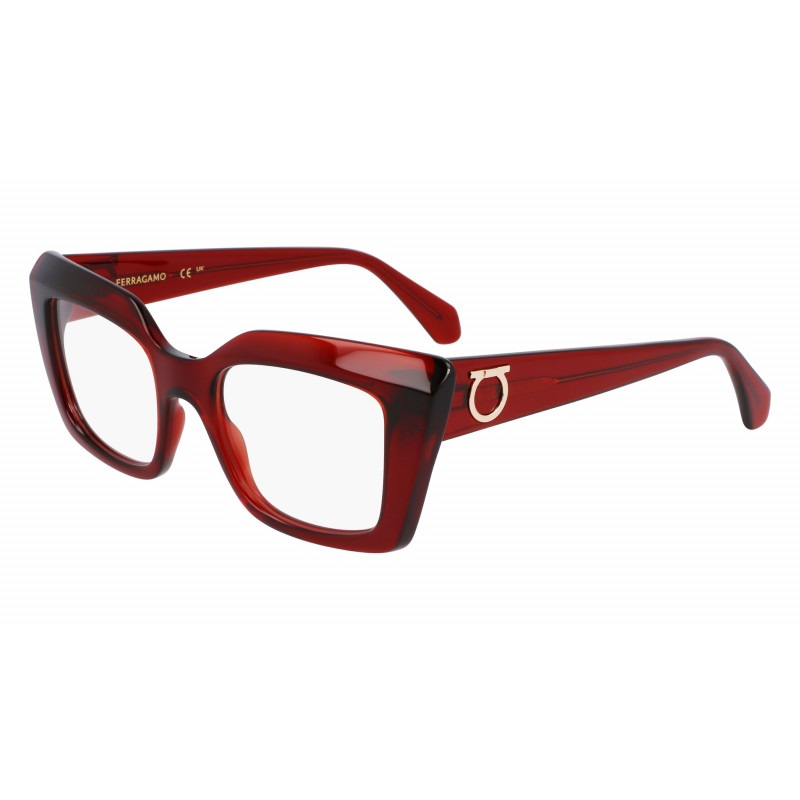 Eyeglasses FERRAGAMO SF 3008 224 Transparent Rust Eyeglasses FERRAGAMO SF 3008 224 Transparent Rust
