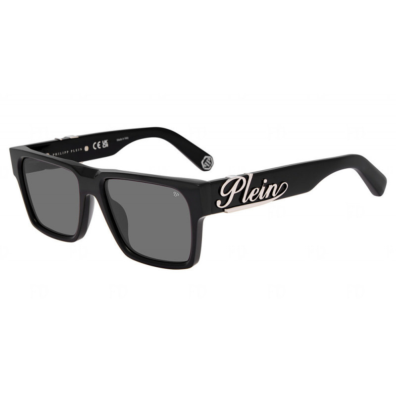 Sunglasses Philipp Plein SPP 255 M 700k Black/Smoke 57mm