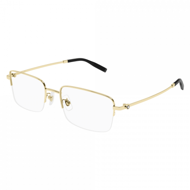 Eyeglasses Montblanc MB 0313 OA- 002 Gold / Transparent 54mm