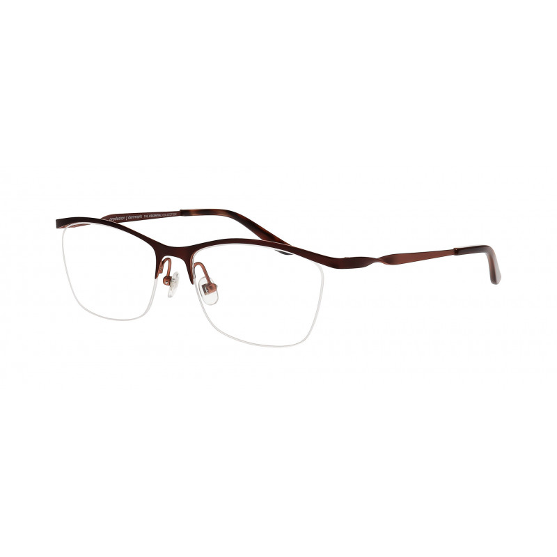 Eyeglasses Pro-design Denmark TWIST 2 5021 Brown Medium Matt / Nosepad 52mm