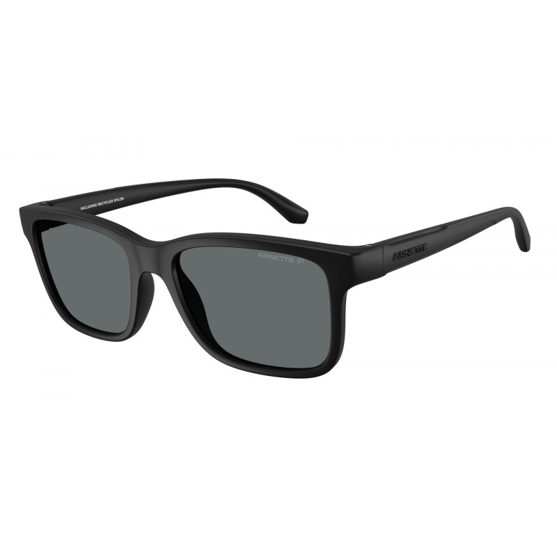 Sunglasses Arnette AN 4378 290081 Matte Recycled Black / Dark Grey Polar Policarbonate Polarized 56mm