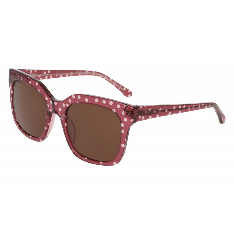 Sunglasses Draper James DJ 7065 616 Merlot Polka Sunglasses Draper James DJ 7065 616 Merlot Polka