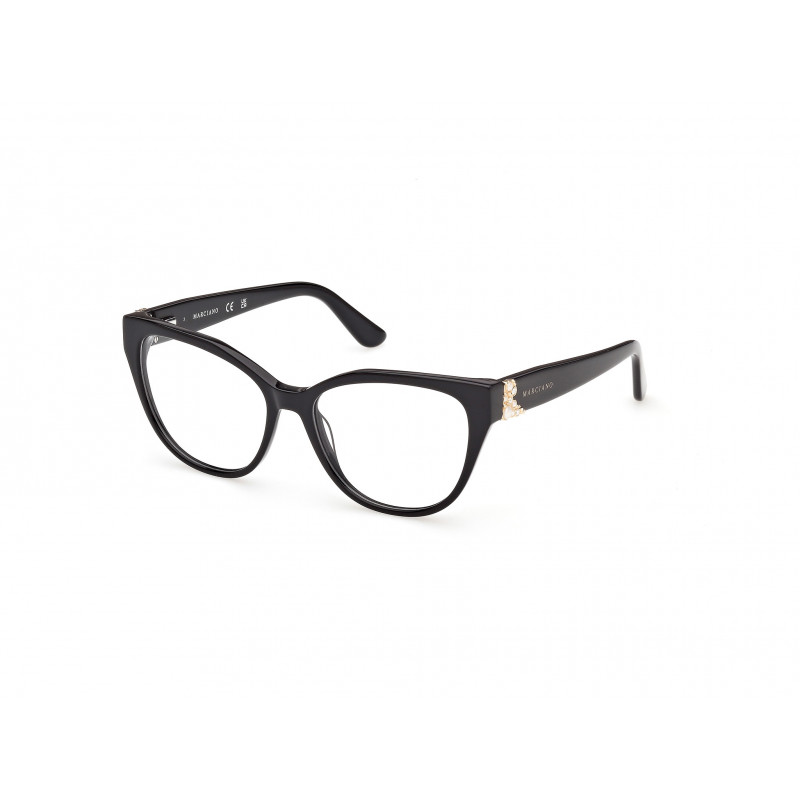 Eyeglasses Guess By Marciano GM 50061 001 Shiny Black / 53mm