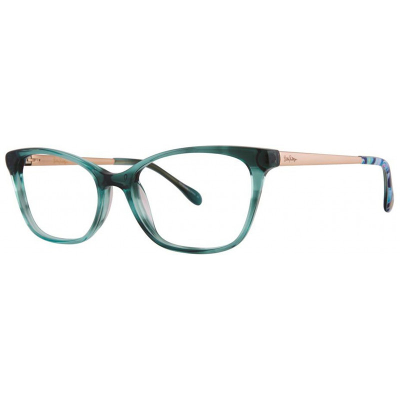 Eyeglasses Lilly Pulitzer Selma Teal In The Details 49mm
