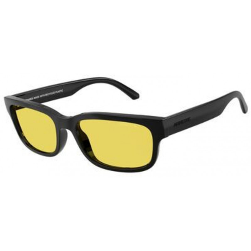 Sunglasses Arnette AN 4363 290085 Recycled Black / Yellow Policarbonate Standard 55mm