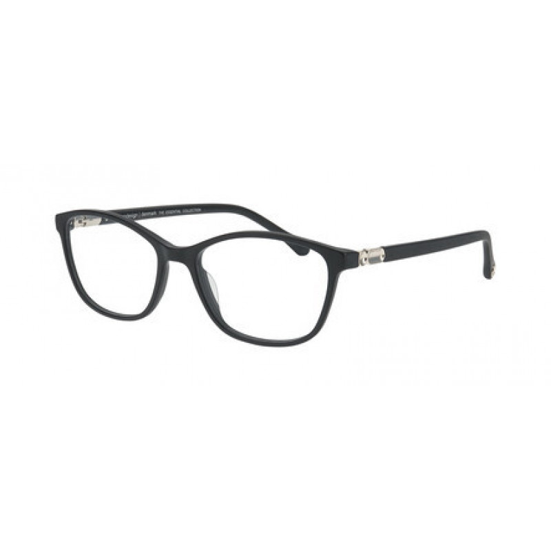Eyeglasses Pro-design Denmark CLEO 3 6031 Black Dark Matt Eyeglasses Pro-design Denmark CLEO 3 6031 Black Dark Matt